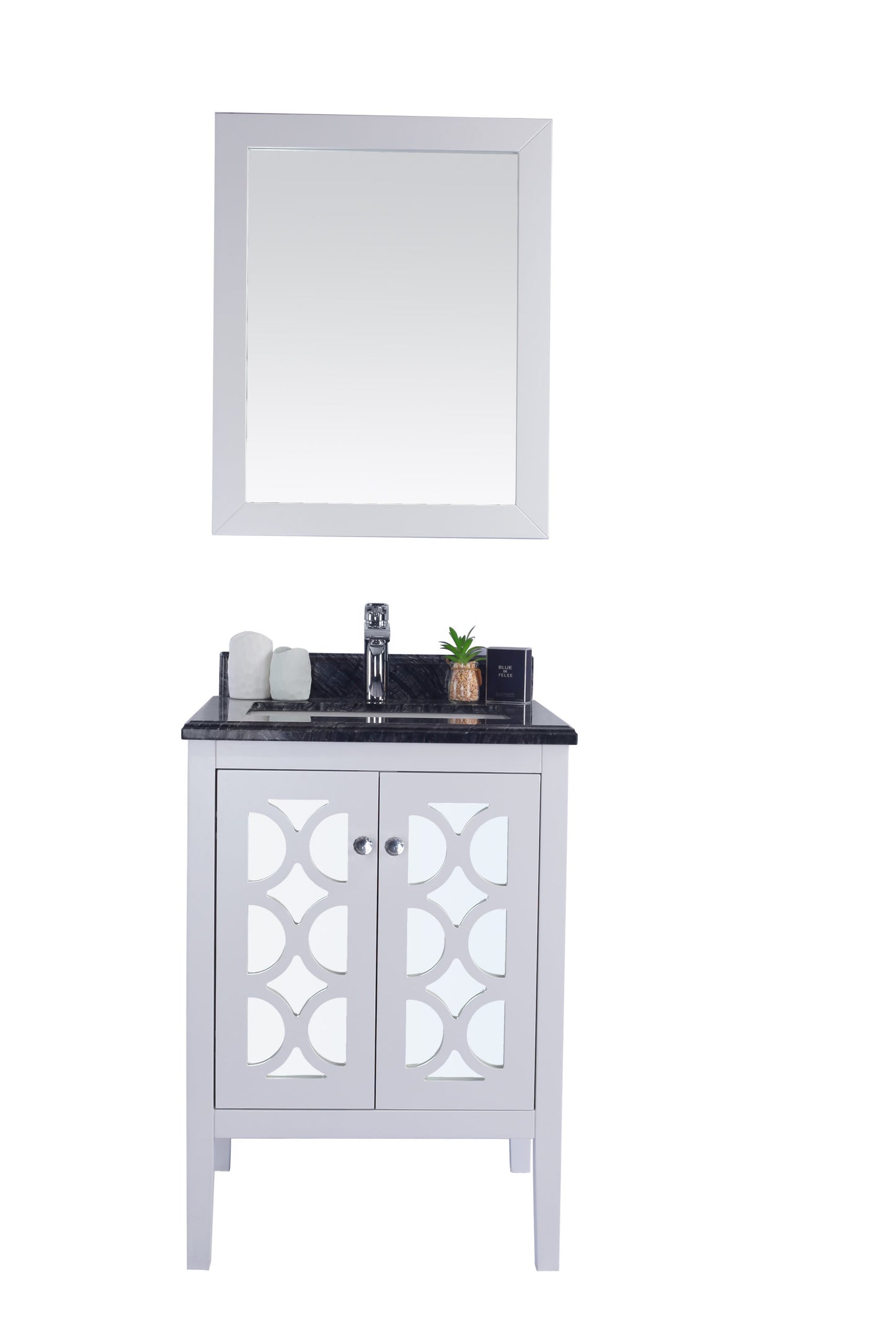 Laviva Mediterraneo 24" White Bathroom Vanity Set