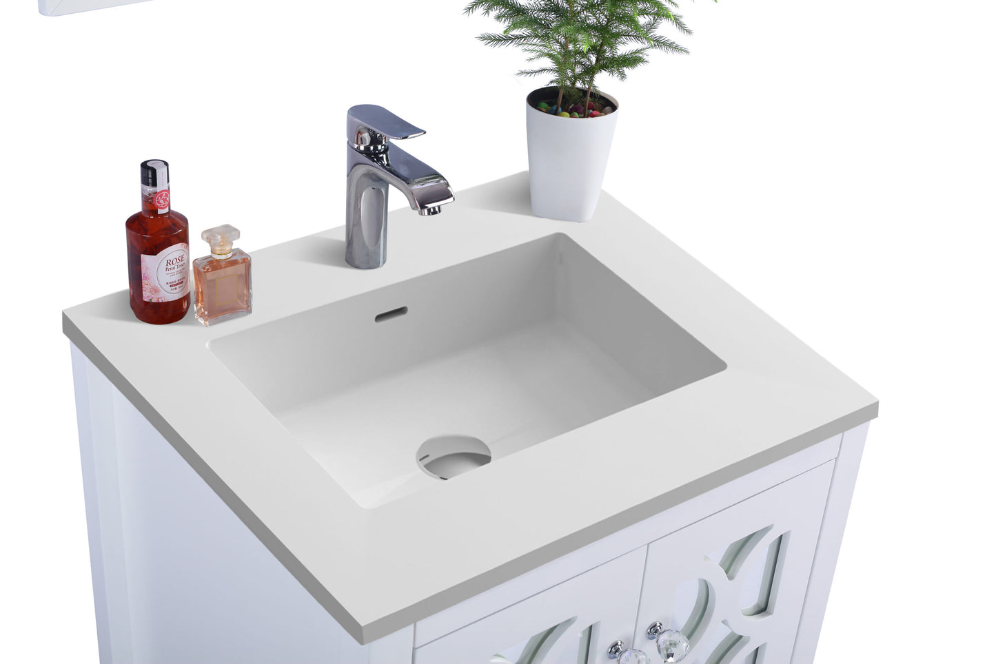 Laviva Mediterraneo 24" White Bathroom Vanity Set