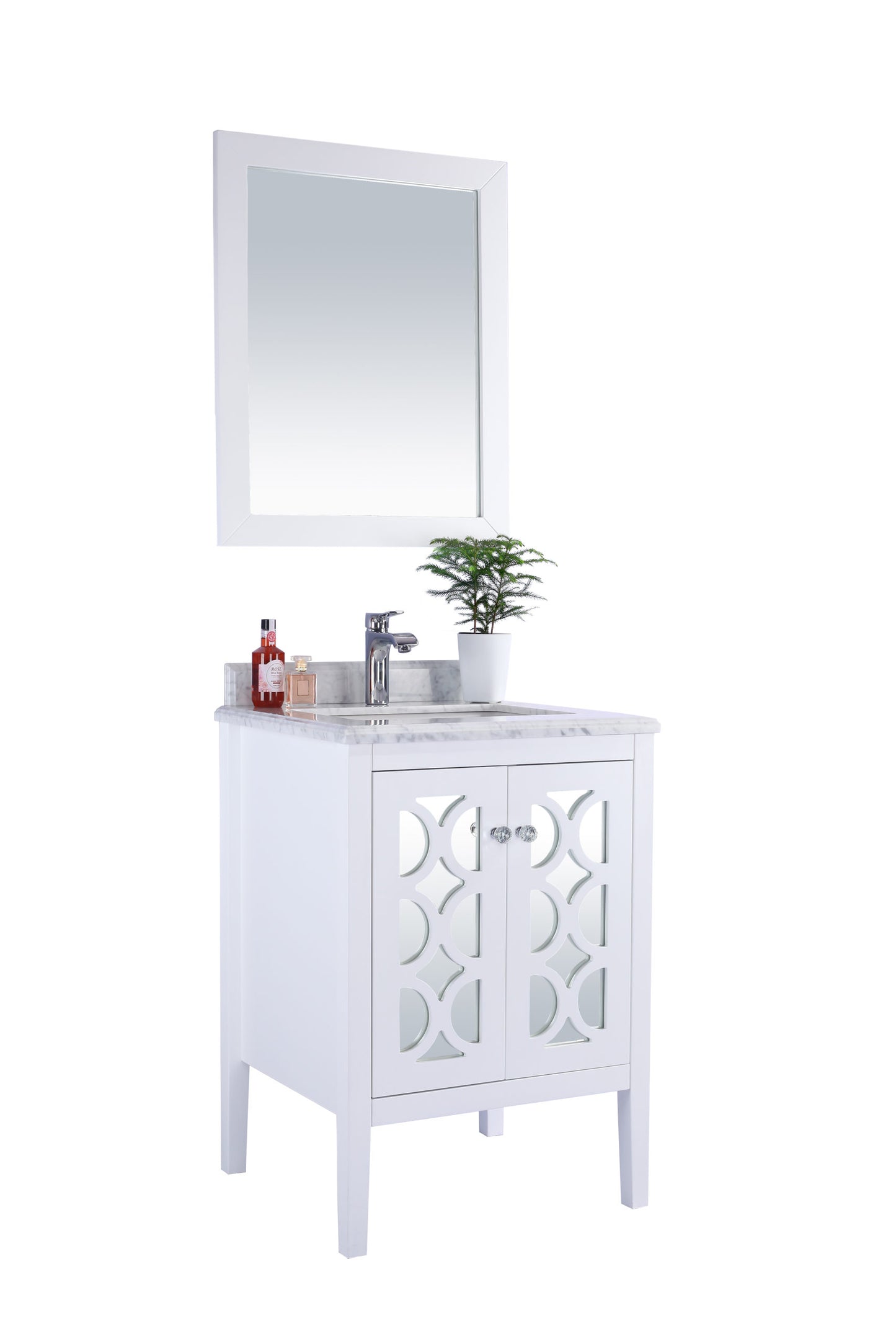 Laviva Mediterraneo 24" White Bathroom Vanity Set