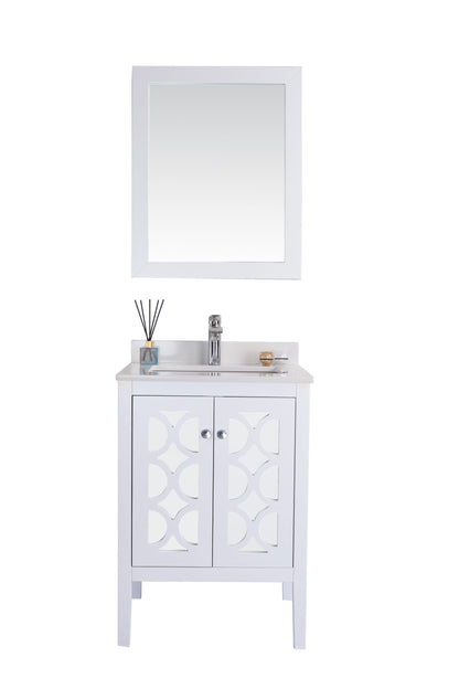 Laviva Mediterraneo 24" White Bathroom Vanity Set