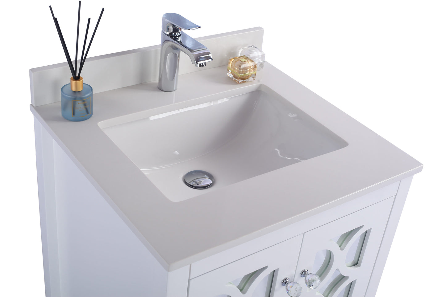 Laviva Mediterraneo 24" White Bathroom Vanity Set