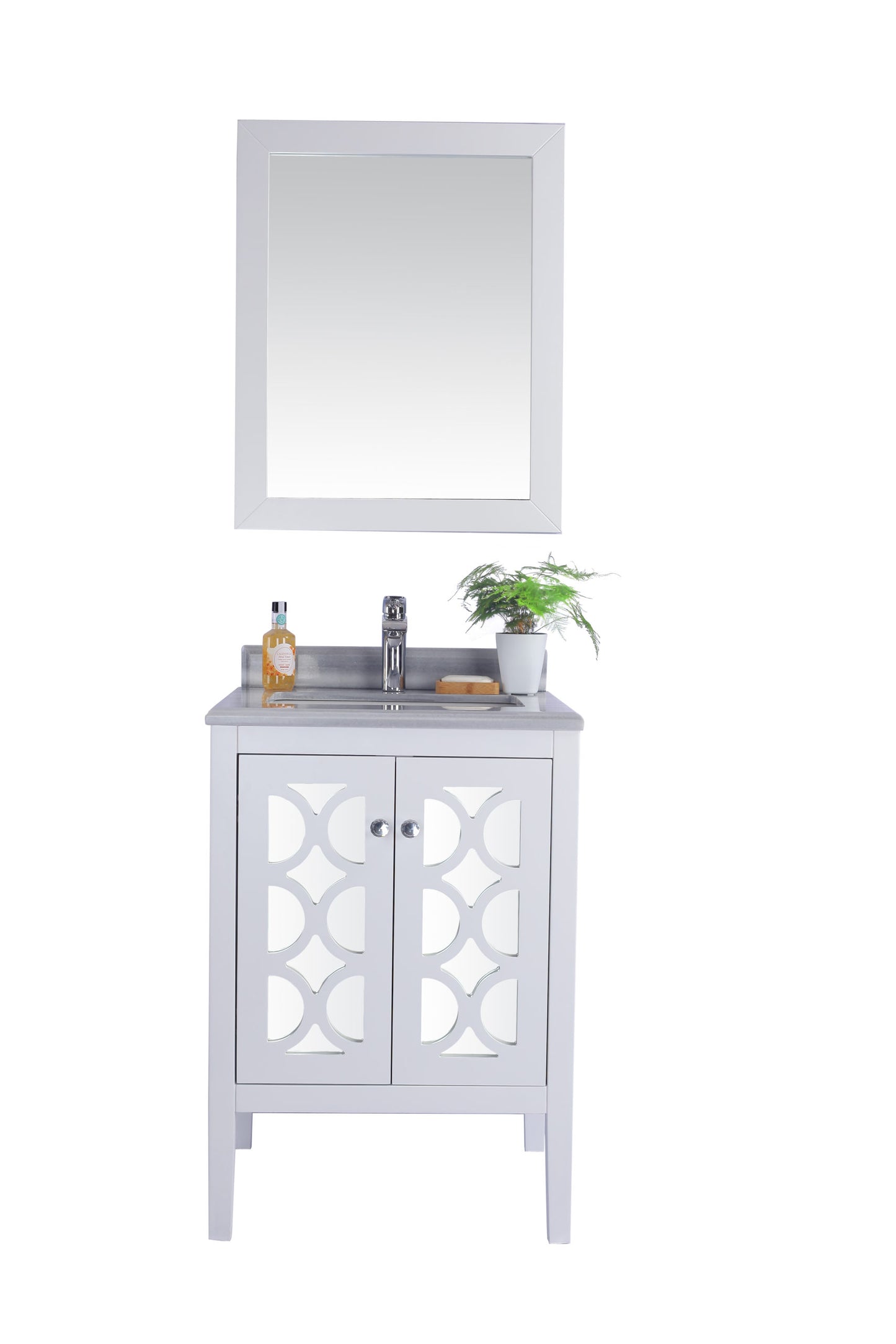 Laviva Mediterraneo 24" White Bathroom Vanity Set