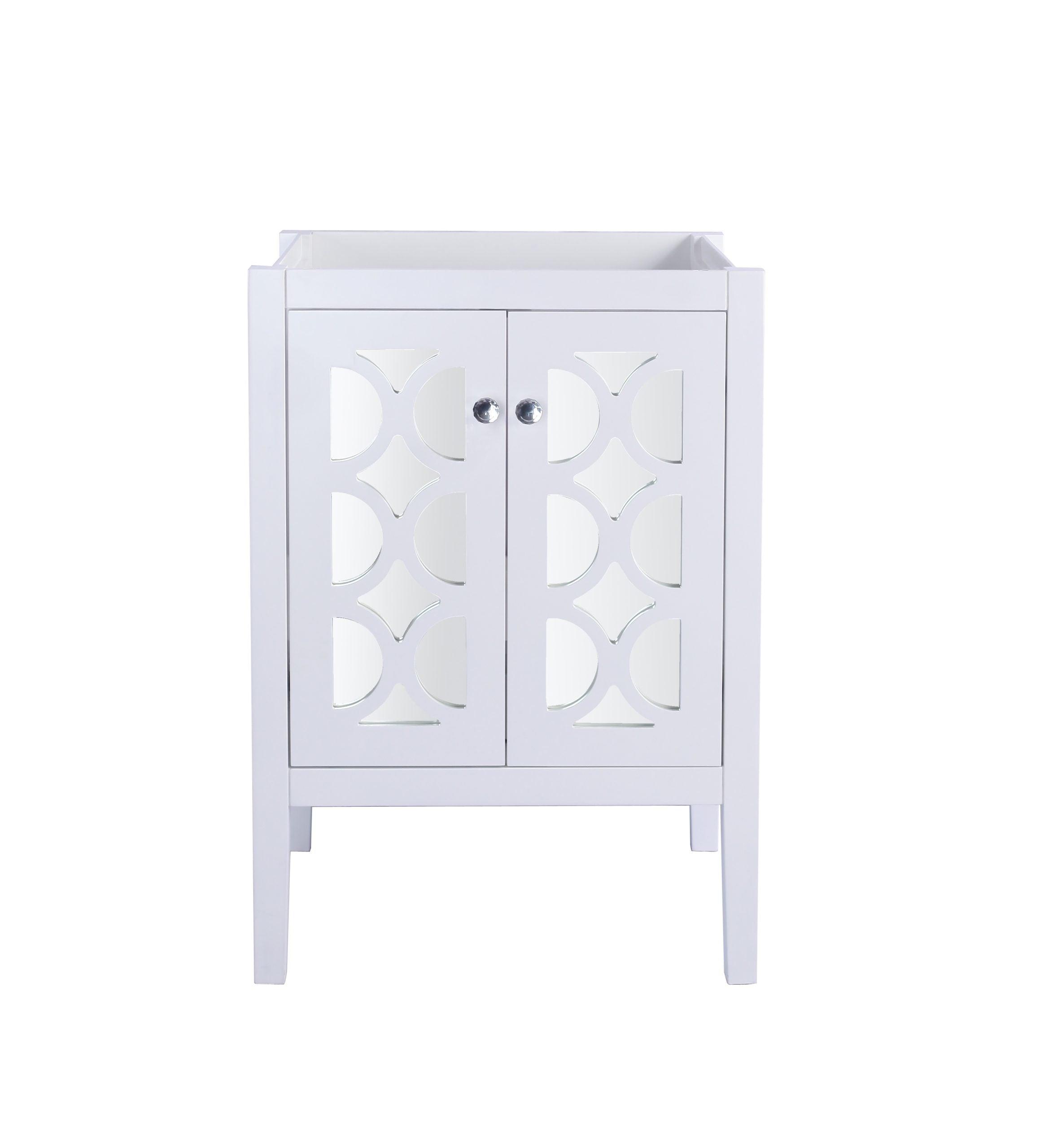Laviva Mediterraneo White Bathroom Cabinet, 24"