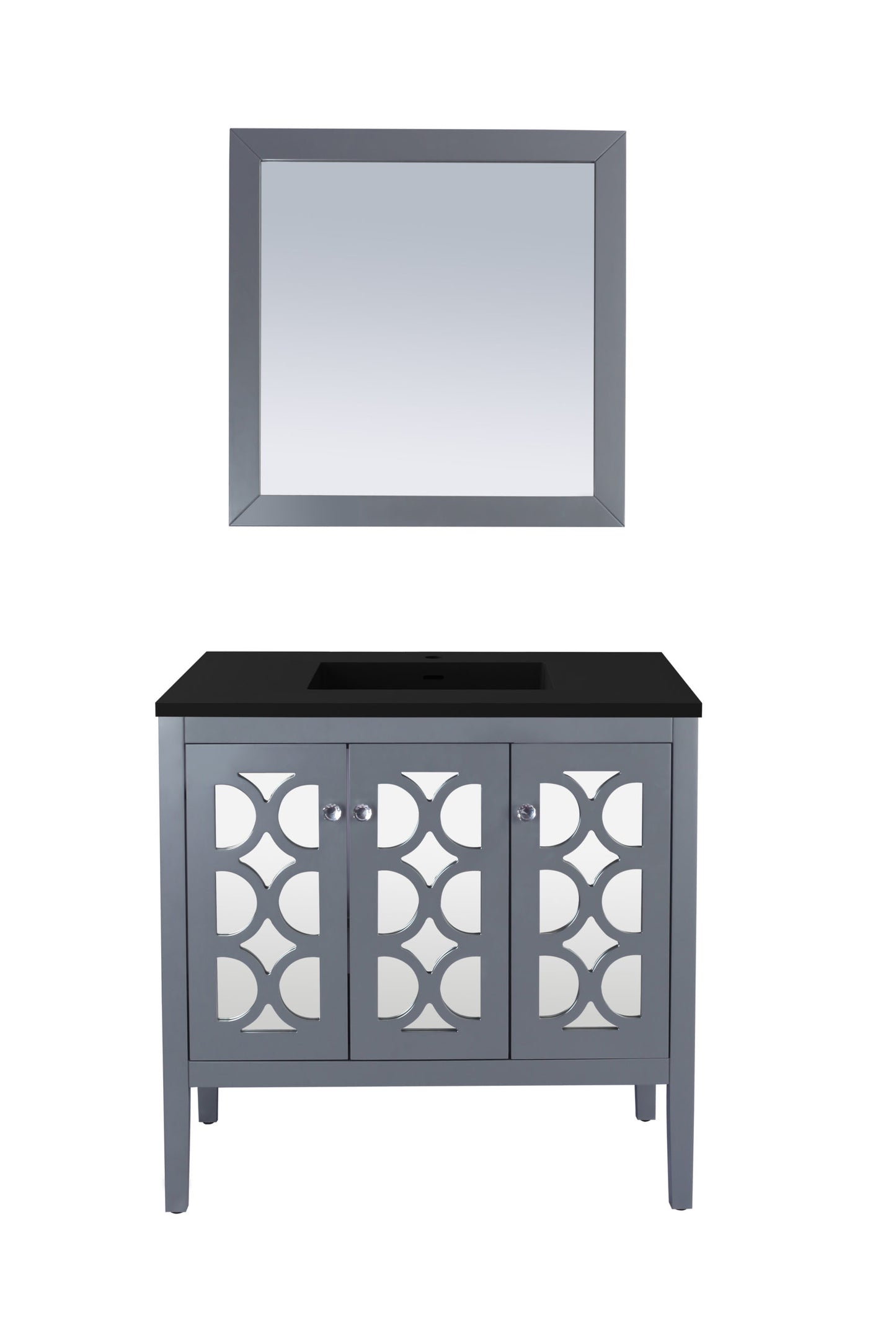 Laviva Mediterraneo 36" Grey Bathroom Vanity Set