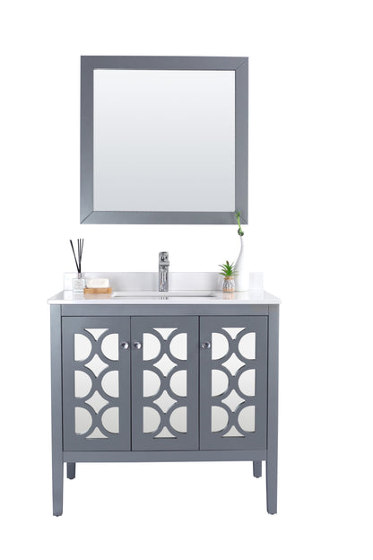 Laviva Mediterraneo 36" Grey Bathroom Vanity Set