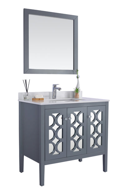 Laviva Mediterraneo 36" Grey Bathroom Vanity Set