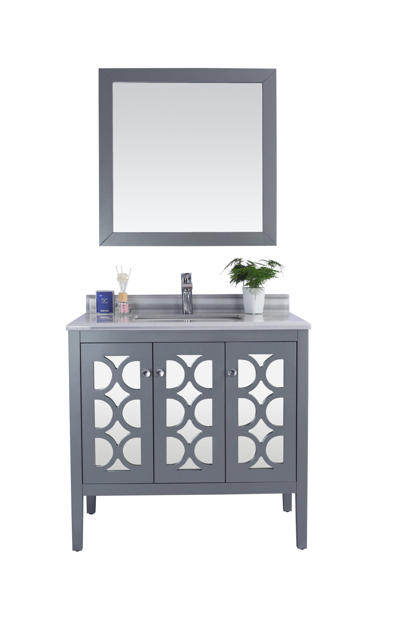 Laviva Mediterraneo 36" Grey Bathroom Vanity Set