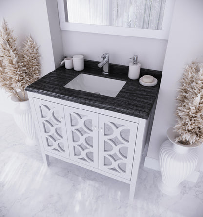 Laviva Mediterraneo 36" White Bathroom Vanity Set