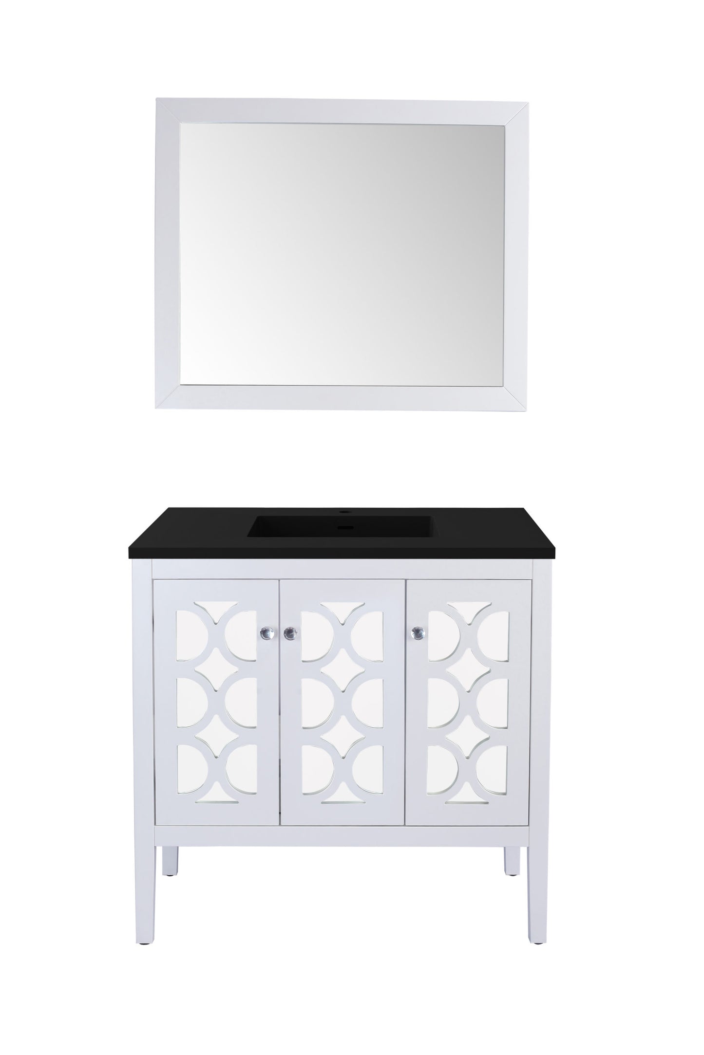 Laviva Mediterraneo 36" White Bathroom Vanity Set