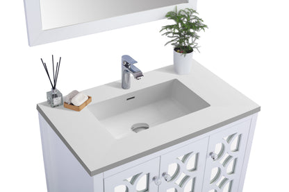 Laviva Mediterraneo 36" White Bathroom Vanity Set