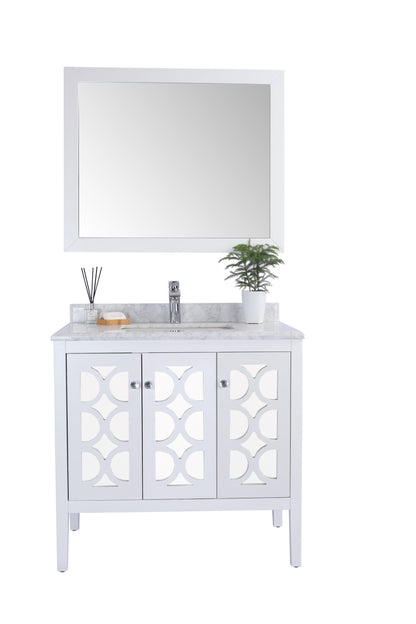 Laviva Mediterraneo 36" White Bathroom Vanity Set