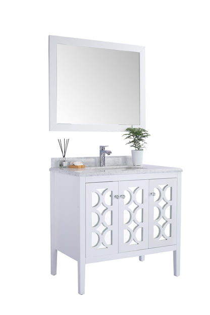 Laviva Mediterraneo 36" White Bathroom Vanity Set