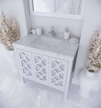 Laviva Mediterraneo 36" White Bathroom Vanity Set