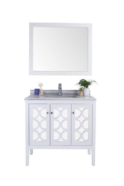 Laviva Mediterraneo 36" White Bathroom Vanity Set