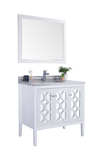 Laviva Mediterraneo 36" White Bathroom Vanity Set