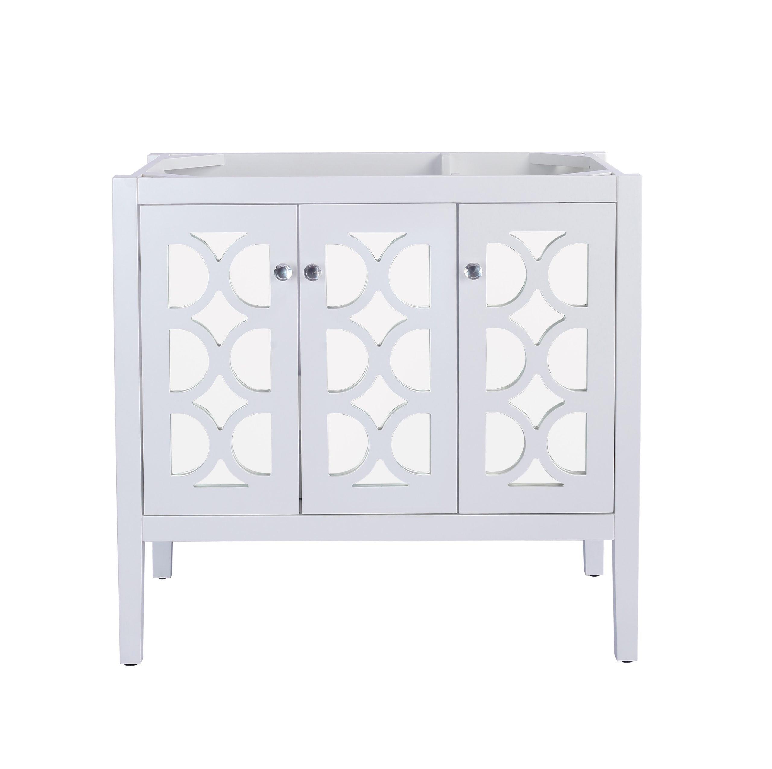 Laviva Mediterraneo White Bathroom Cabinet, 36"