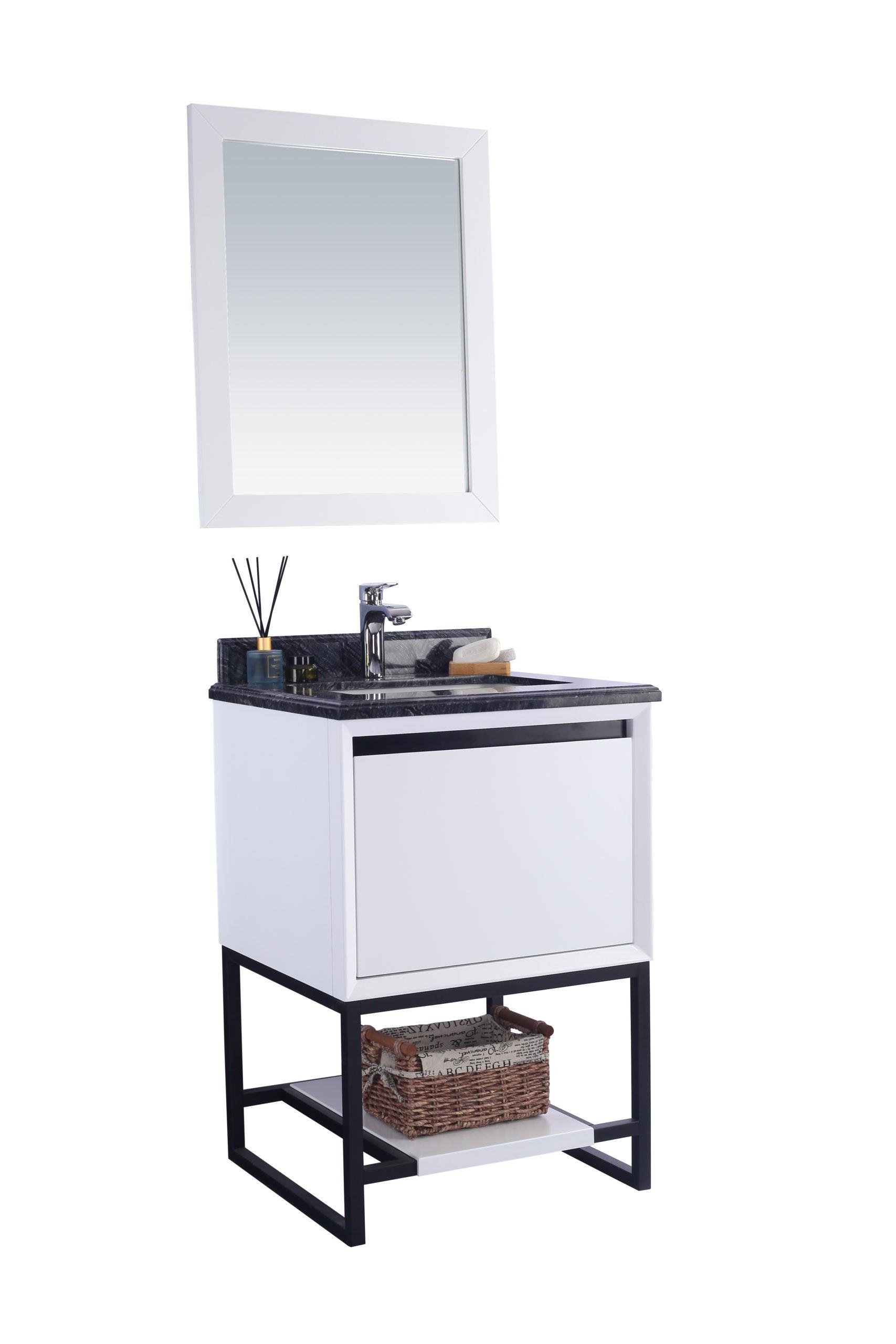 Laviva Alto White Bathroom Vanity Set in Sizes 24", 30" or 36"