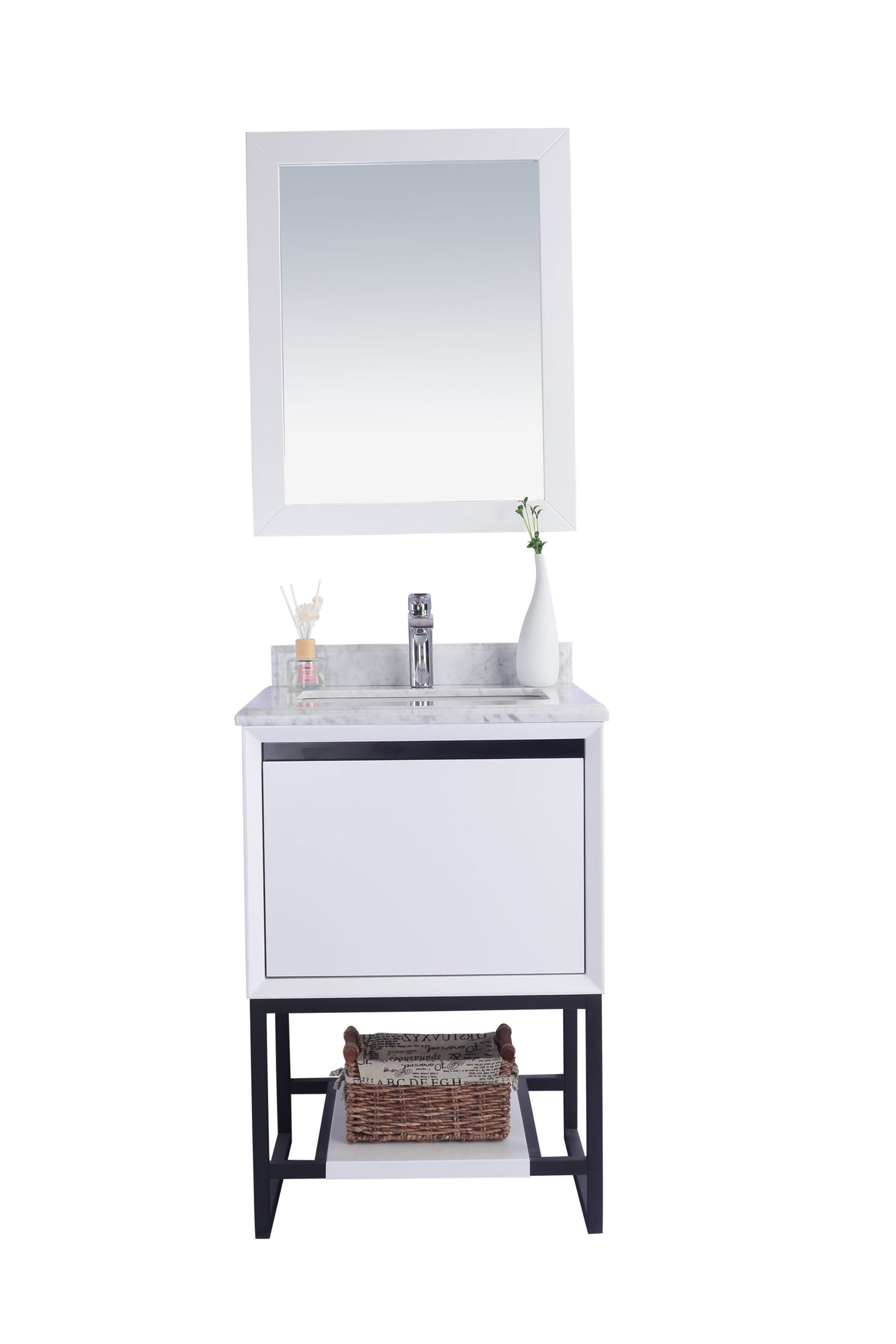 Laviva Alto White Bathroom Vanity Set in Sizes 24