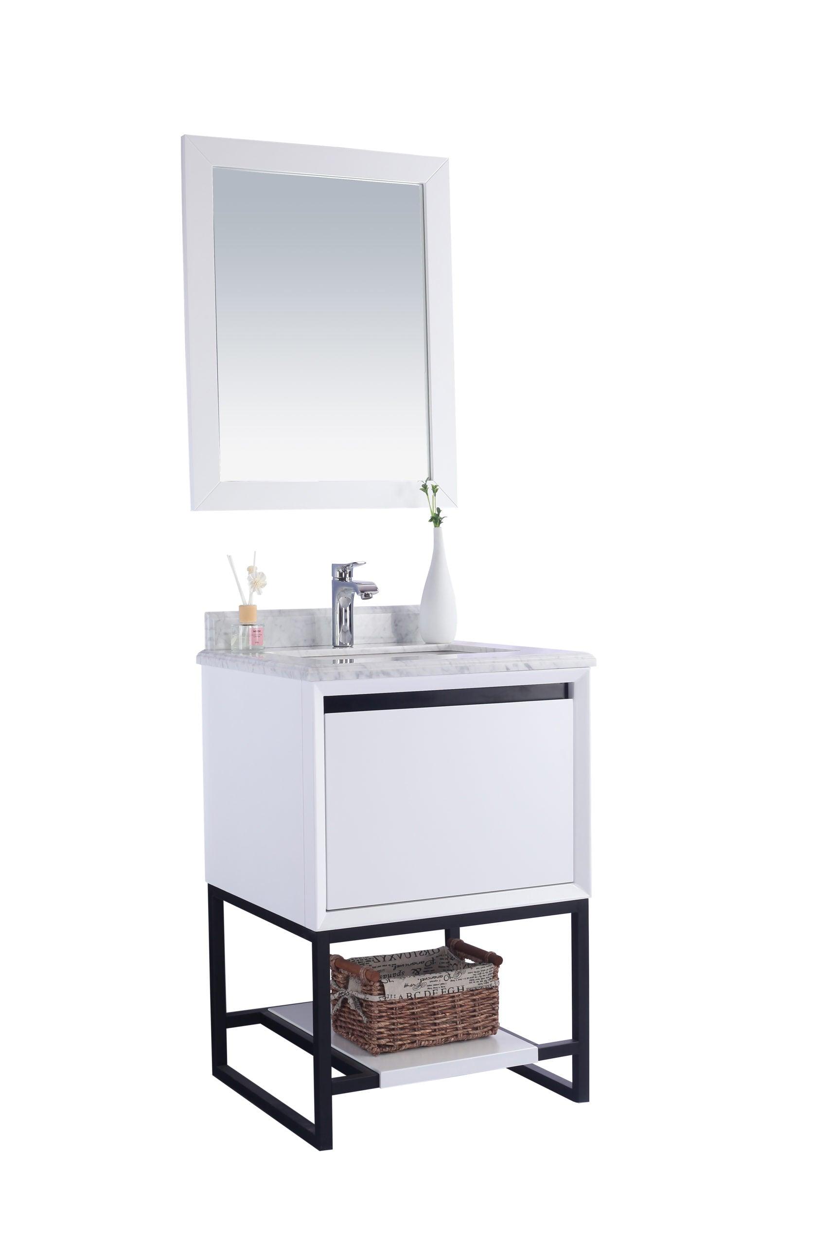 Laviva Alto White Bathroom Vanity Set in Sizes 24", 30" or 36"