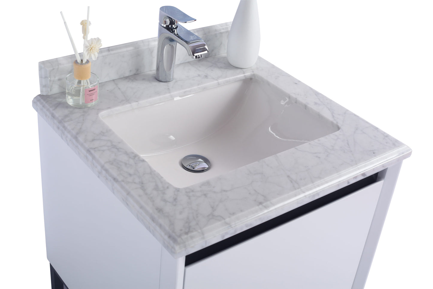 Laviva Alto White Bathroom Vanity Set in Sizes 24", 30" or 36"