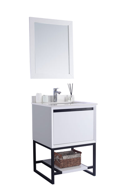 Laviva Alto White Bathroom Vanity Set in Sizes 24", 30" or 36"