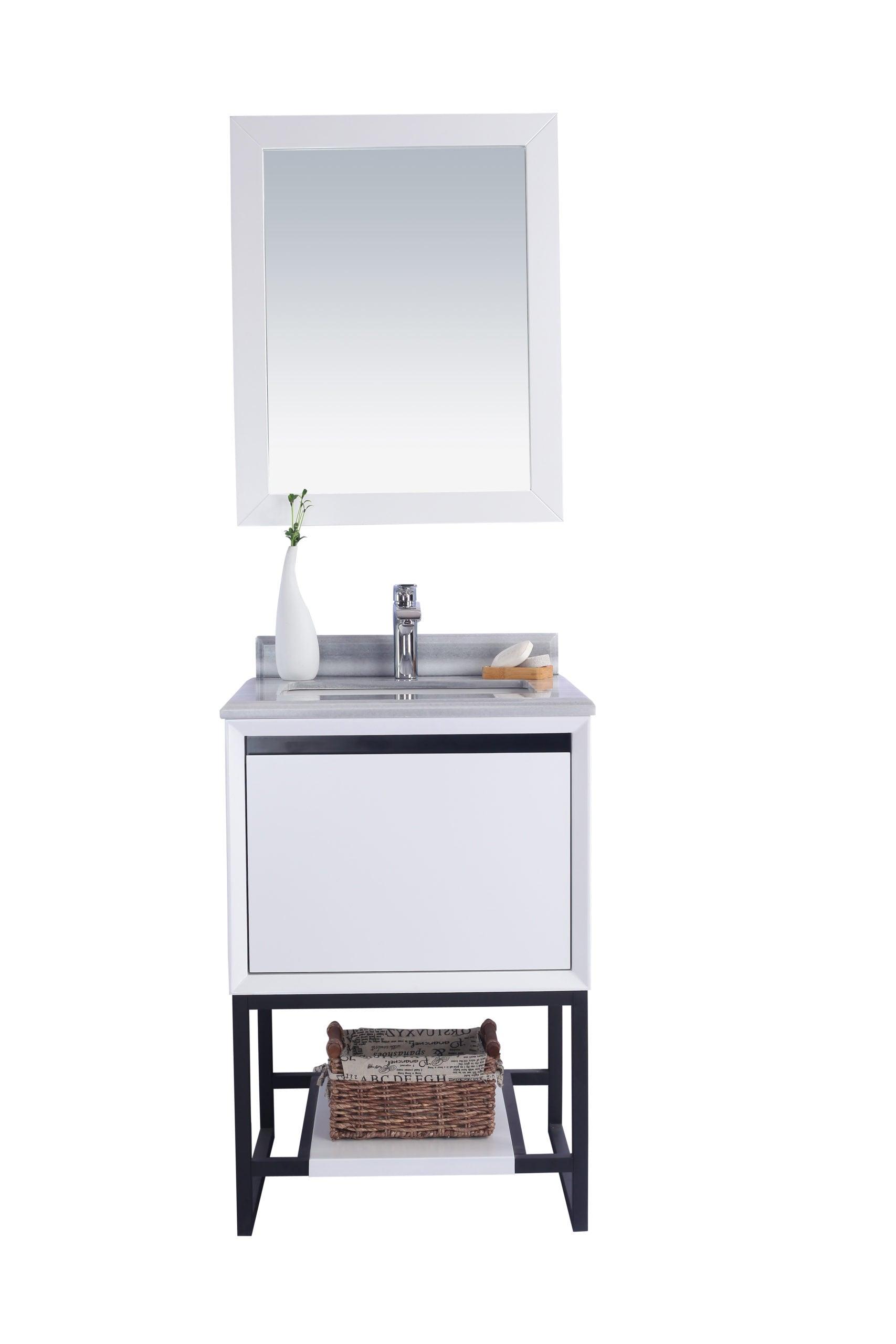 Laviva Alto White Bathroom Vanity Set in Sizes 24", 30" or 36"