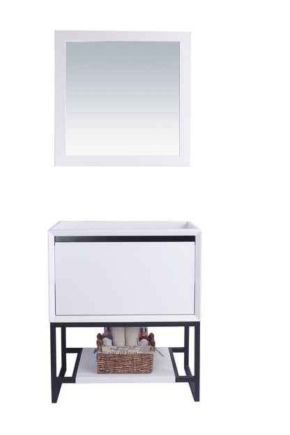 Laviva Alto White Bathroom Vanity Cabinet Set in Sizes 24", 30" or 36"