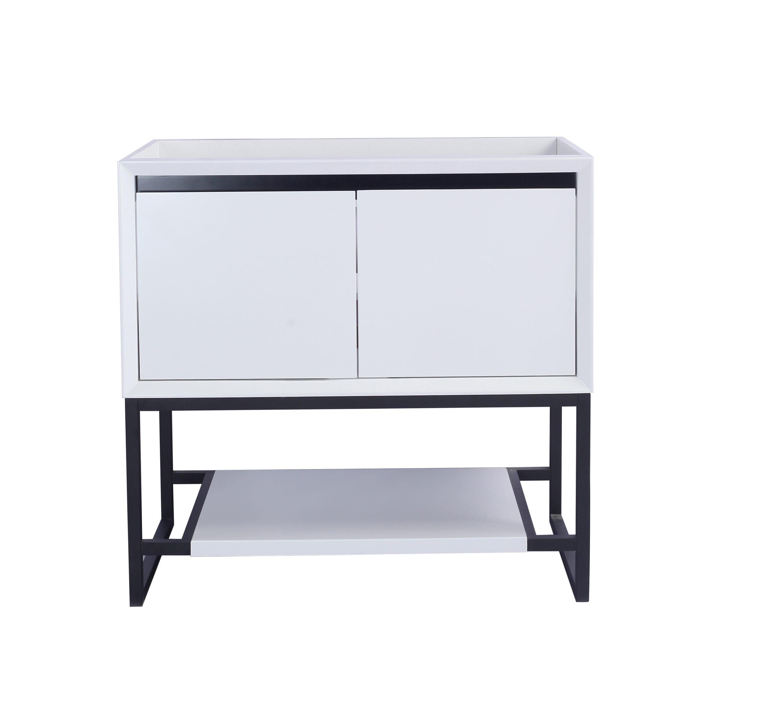 Laviva Alto White Bathroom Vanity Cabinet Set in Sizes 24", 30" or 36"