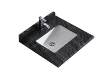 Load image into Gallery viewer, Laviva Forever Black Wood Marble Countertop, Sink, 24&quot; 