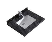 Load image into Gallery viewer, Laviva Forever Black Wood Marble Countertop, Sink, 30&quot;