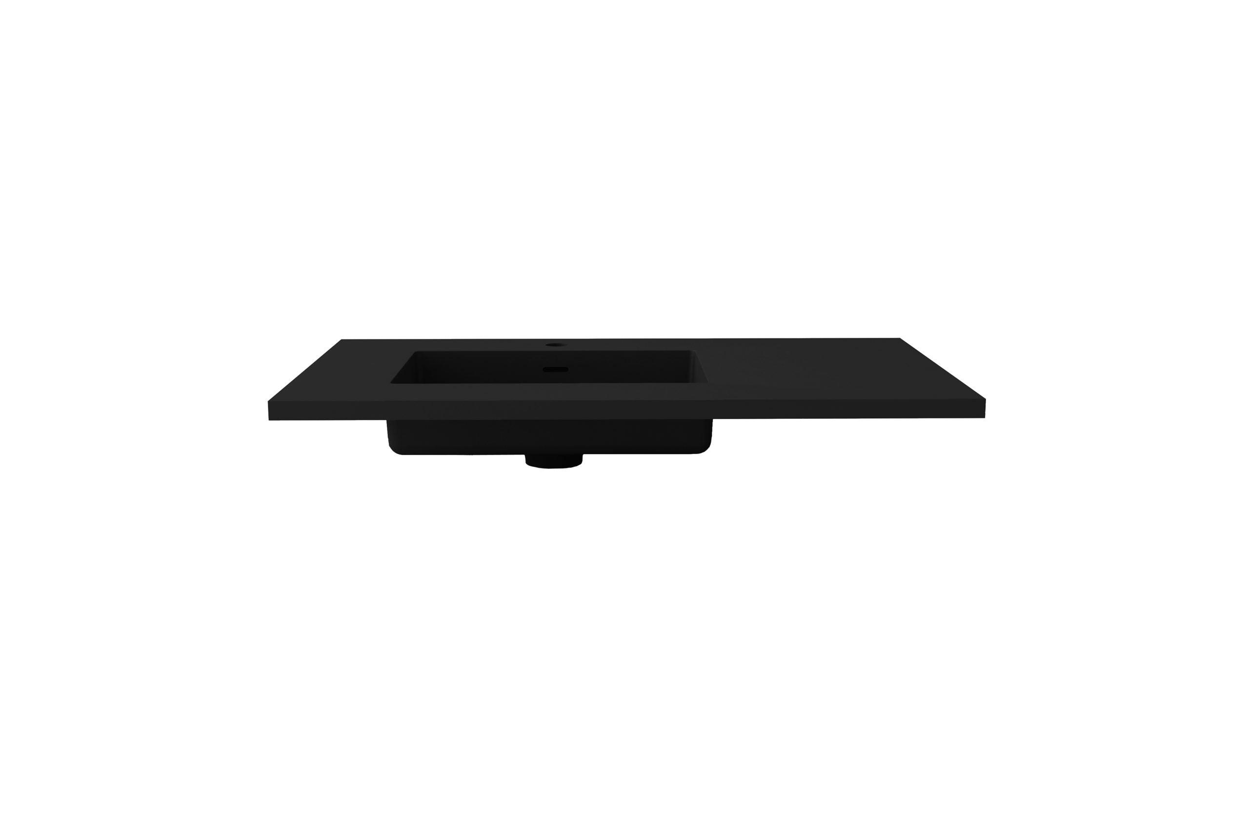 Laviva Forever VIVA Stone 36" Solid Surface Countertop, Left Sink