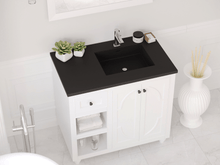 Load image into Gallery viewer, Laviva Forever VIVA Stone 36&quot; Solid Surface Countertop, Right Sink