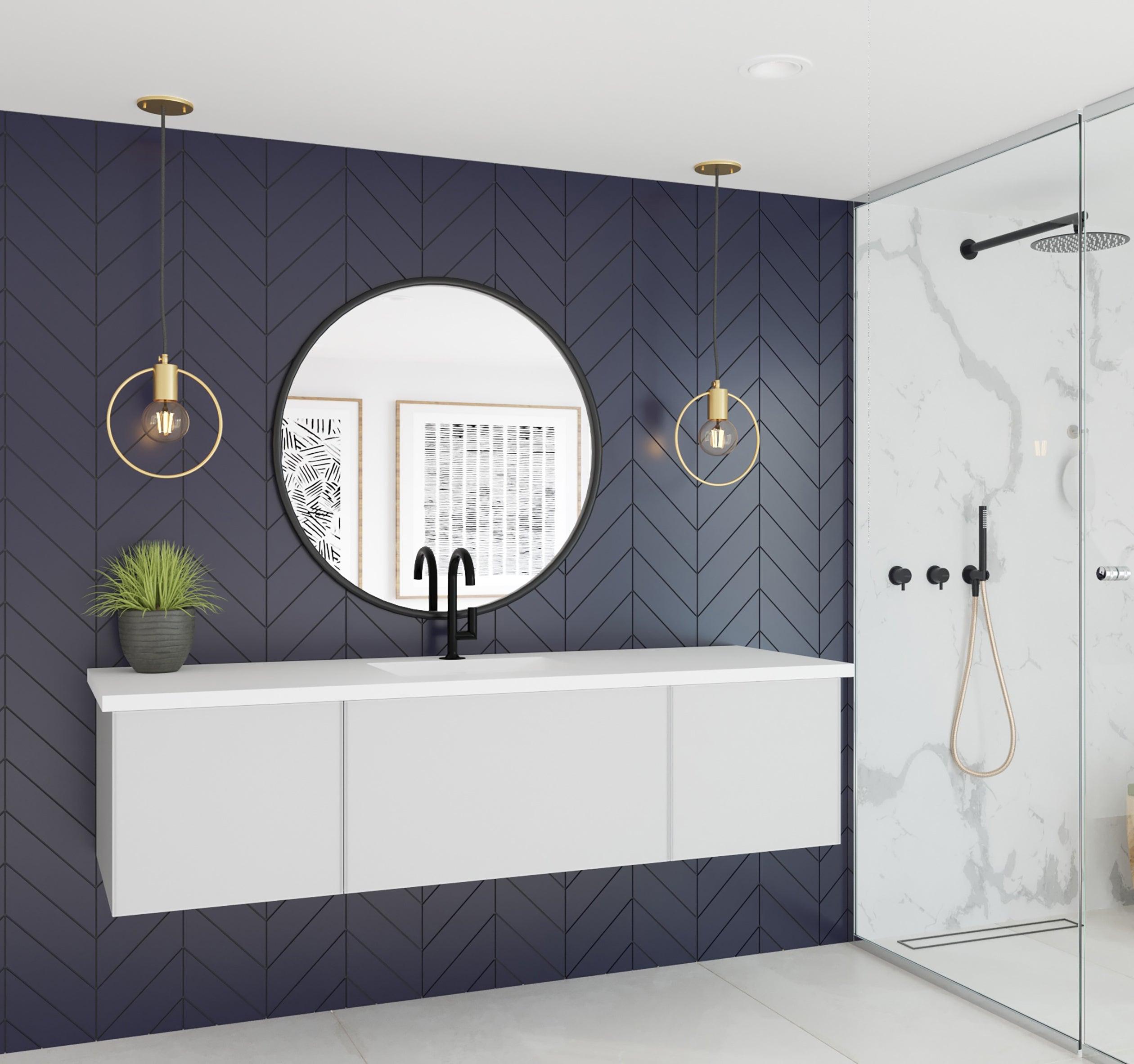 Laviva Forever VIVA Stone Matte White Countertop, 60" / 66" / 72"