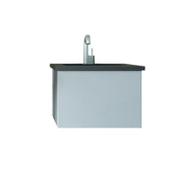 Load image into Gallery viewer, Vitri Fossil Grey Vanity, Black Top, 313VTR-24FG-MB, 24&quot;