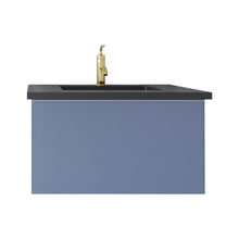 Load image into Gallery viewer, Vitri Nautical Blue Vanity, Black Top, 313VTR-30NB-MB, 30&quot;