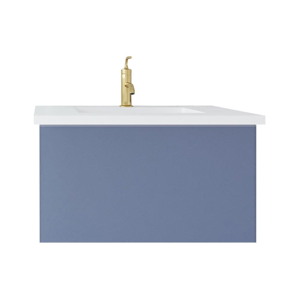 Vitri Nautical Blue Vanity, White Top, 313VTR-30NB-MW, 30"