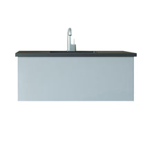 Load image into Gallery viewer, Vitri Fossil Grey Vanity, Black Top, 313VTR-42FG-MB, 42&quot;