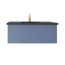 Load image into Gallery viewer, Vitri Nautical Blue Vanity, Black Top, 313VTR-42NB-MB, 42&quot;