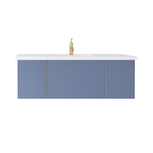 Load image into Gallery viewer, Vitri Nautical Blue Vanity, White Top, 313VTR-48NB-MW, 48&quot;