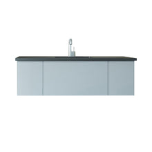 Load image into Gallery viewer, Vitri Fossil Grey Vanity, Black Top, 313VTR-54FG-MB, 54&quot;