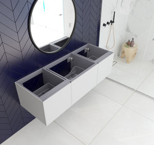 Vitri 313VTR-CW Cloud White Single Sink Bath Cabinet  60"/66"/72"