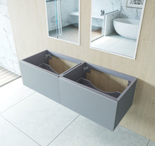 Load image into Gallery viewer, Laviva Vitri 313VTR-60DFG Fossil Grey Double Sink Bath Cabinet 60&quot; up