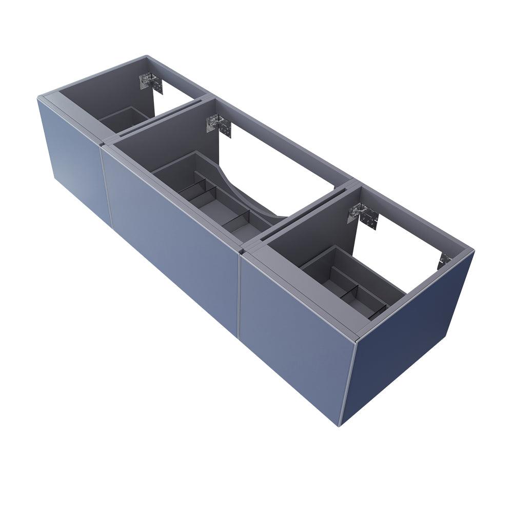 Vitri 313VTR-60CNB Nautical Blue Single Sink Bath Cabinet 60"