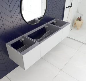 Vitri 313VTR-CW Cloud White Single Sink Bath Cabinet  60"/66"/72"