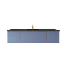 Load image into Gallery viewer, Vitri Nautical Blue Single Sink Vanity 313VTR-72CNB-MB, 72&quot; 