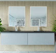Load image into Gallery viewer, Laviva Vitri 313VTR-DFG Fossil Grey Double Sink Bath Cabinet 60&quot; / 72&quot;