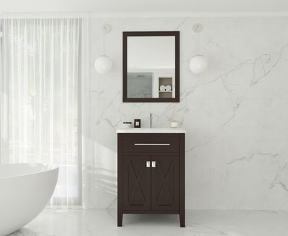 Laviva Wimbledon 313YG319-24B 24" Brown Bathroom Vanity Set