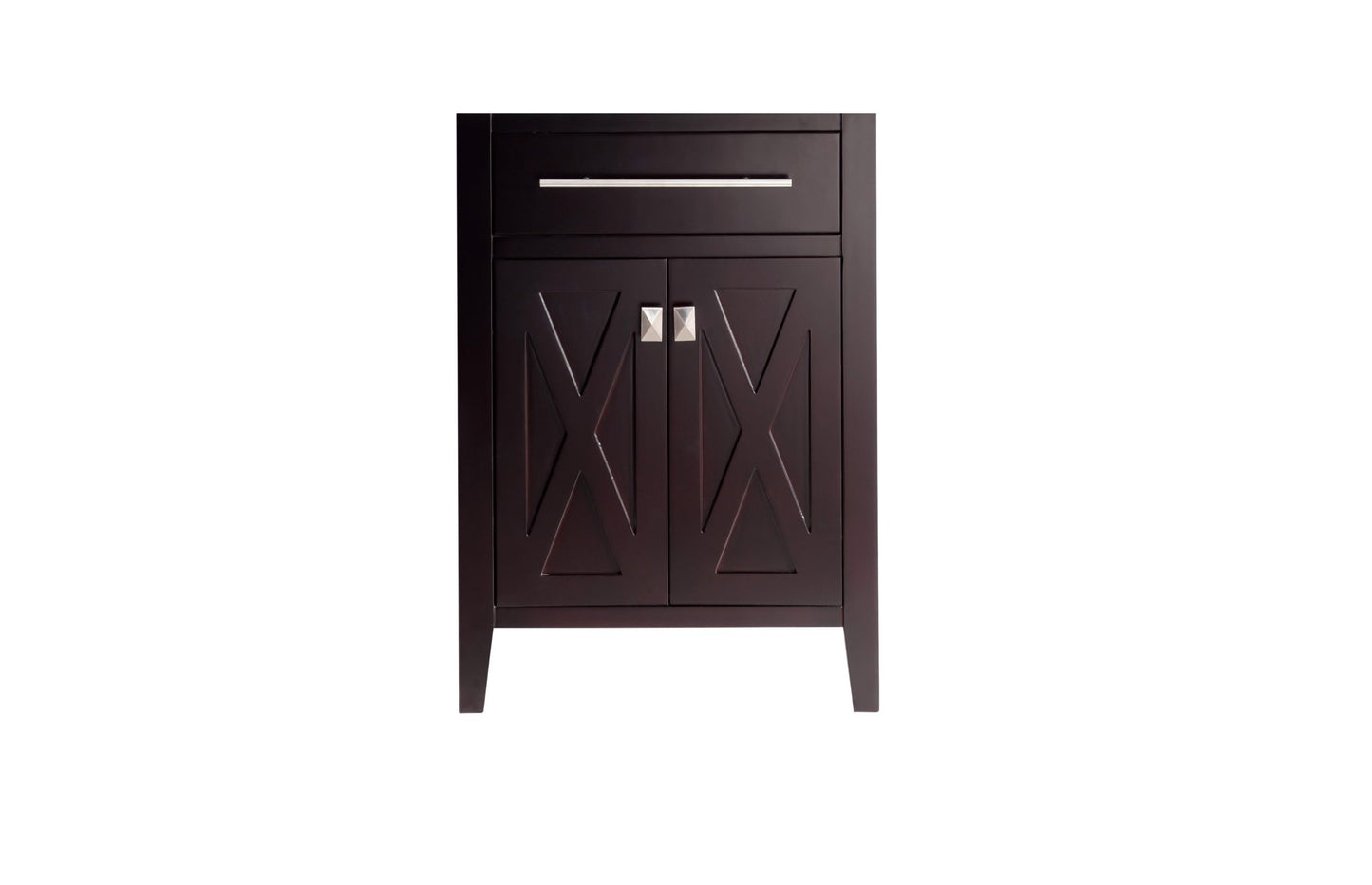 Laviva Wimbledon Brown Bathroom Vanity Cabinet 313YG319-24B, 24" 