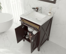 Load image into Gallery viewer, Laviva Wimbledon 313YG319-B Brown Bathroom Vanity Cabinet, sizes 24&quot; or 36&quot;