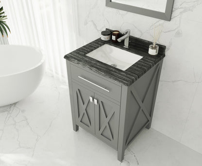 Laviva Wimbledon 313YG319-24G 24" Grey Bathroom Vanity Set